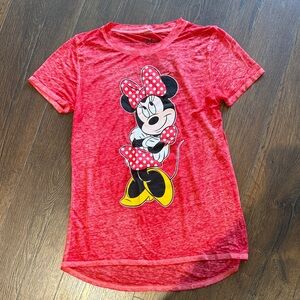 Disney Minnie Mouse Red and Yellow Tee Small S